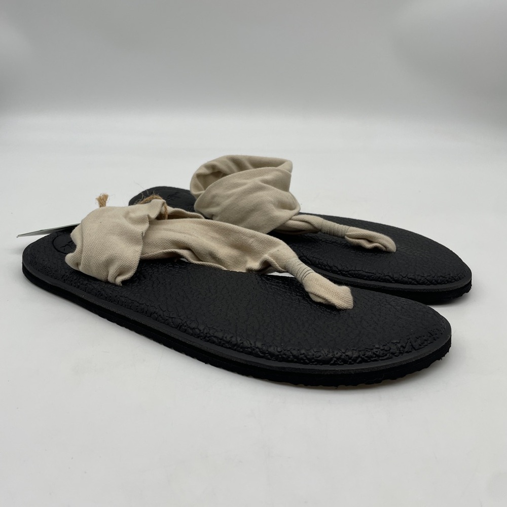 SANUK IVORY YOGA SLING 2 SANDALS; SIZE 9